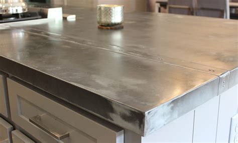 how to clean zinc sheet metal|how to clean zinc countertops.